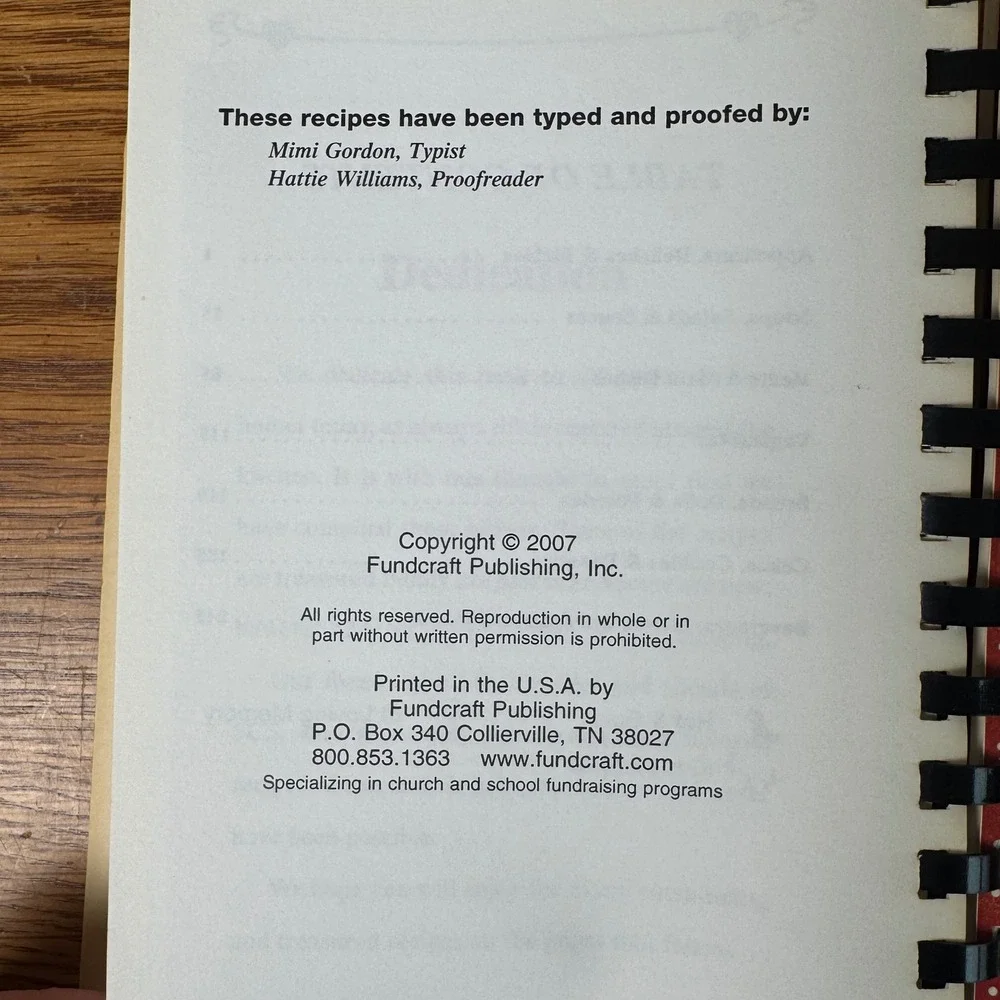 SCS Southwest‎ Community Services Cookbook 2007 Bound Chicago IL Recipe Book